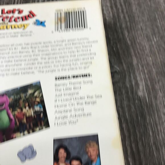 Let's Pretend with Barney VHS 1993 Friends Collection Sing Along White Tape Film - Picture 6 of 9